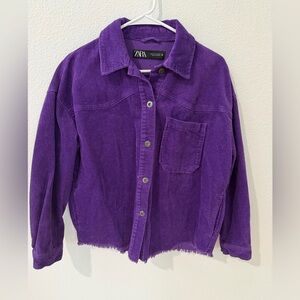 Zara Purple Shacket